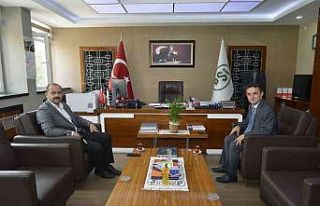 DSİ Bölge Müdürü Devrim’i ziyaret eden Başkan...