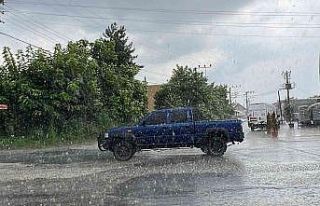 Düzce’de sağanak yağış