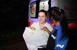 Edirne’de şiddetli yağış nedeniyle mahsur kalan...