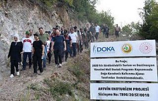 Eko turizm yolunda 30 Ağustos Zafer Bayramı Yürüyüşü