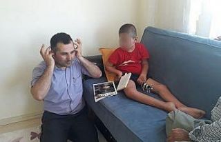 Engelli çocuklar Kur’an-ı Kerim’i evlerinde...