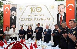 Erzurum’da 30 Ağustos kabul töreni