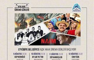 Eyyübiye’de açık hava sinema günleri başlıyor