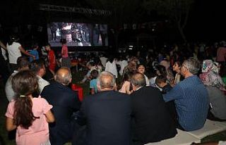Eyyübiye’de açık hava sineması