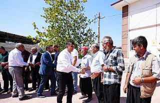 Fadıloğlu, Milletvekili Koçer ile birlikte kırsal...