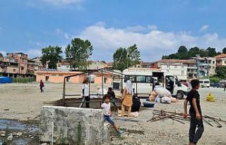 Fındık işçilerinin "gurbet" mesaisi