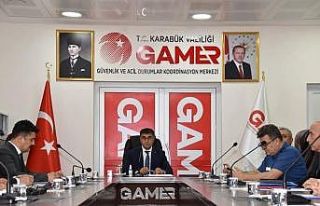 GAMER toplantısı Vali Gürel başkanlığında yapıldı