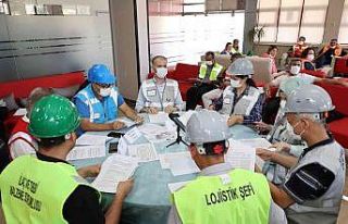 GAÜN’de masa başı yangın ve tahliye tatbikatı