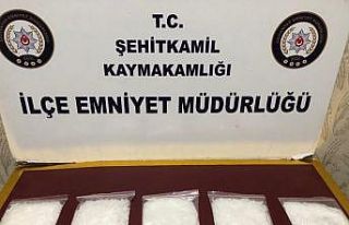 Gaziantep’te 1 kilo metamfetamin ele geçirildi