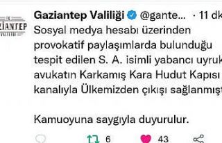Gaziantep’te provokatif paylaşım yapan avukat...