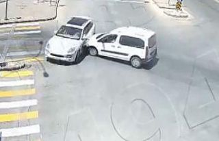 Gaziantep’teki feci trafik kazaları kameralara...