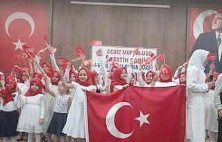 Gediz’de Yaz Kur’an Kursu kapanış programı