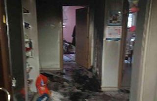 Gediz’deki yangında maddi hasar oluştu