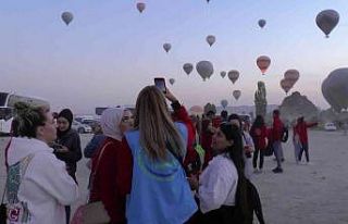 Gençler Kapadokya’ya hayran kaldı