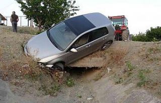 Güneş gözünü alınca virajı alamadı, sulama...