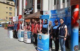 Hakkari’de "Kadına El Kal-Ka-Maz" projesi...