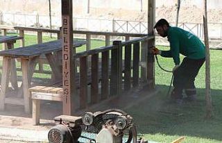 Haliliye’de park yapım çalışmaları sürüyor