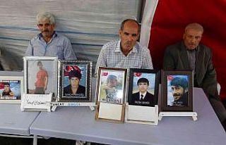 HDP ve PKK mağduru aileler bin 82 gündür evlat...