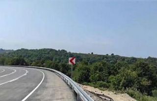 Heyelanda kapanan Karadeniz sahil yolu trafiğe açıldı