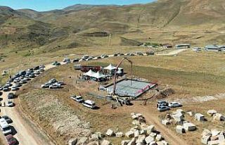 Hınıs Başköy Cemevi’nin temeli düzenlenen törenle...