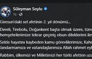 İçişleri Bakanı Süleyman Soylu: “Rabbim, ülkemizi...