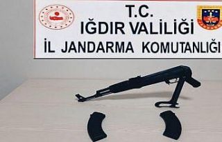 Iğdır’da uzun namlulu silah ele geçirildi