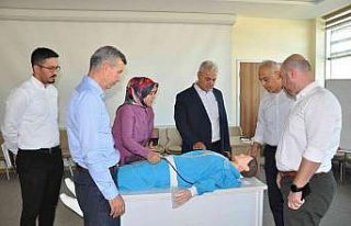 İl Sağlık Müdürlüğüne alınan simülasyon...