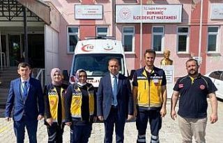 İl Sağlık Müdürü Şenkul’un Domaniç ziyaretleri