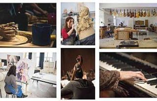 İşitme Engelli öğrencilere uluslararası sanat...
