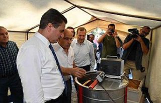 Isparta’da 205 dönüm lavanta tarlası arıcılık...