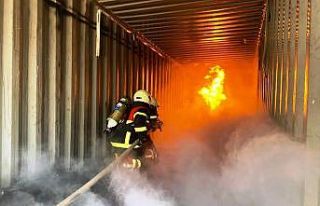 İtfaiyenin eğitimleri sürüyor