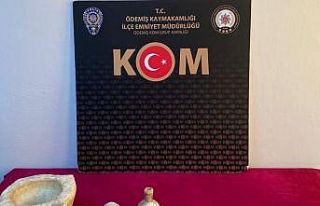 İzmir’de bir eve tarihi eser baskını