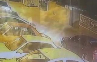 Jant kapaklarını böyle çaldı