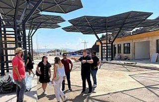 Jeopark ziyaretçi merkezi inşaatında sona doğru