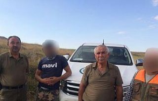 Kaçak bıldırcın avına suçüstü