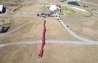 Kadın offroadçılardan 30 Ağustos konvoyu