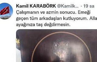 Karabörk ekipleri tebrik etti: "Allah ayağınıza...