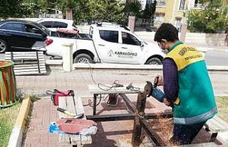 Karaköprü’de bakım onarım çalışması
