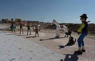Karaman’da Masal Parkında çalışmalar devam ediyor