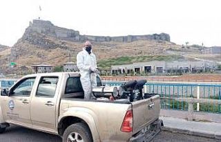 Kars’ta belediyeden ilaçlama çalışması