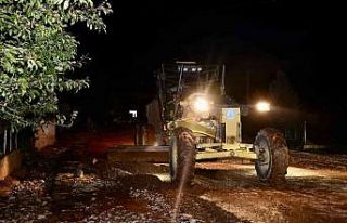 Kavak Deresi taştı Yukarıboğaz Köyü’nü sel...