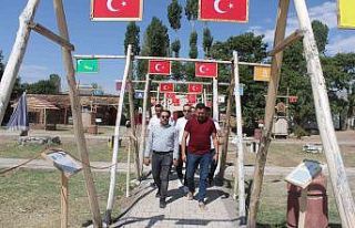 Kaymakam Aydoğan ilçedeki turistlik mekânları...