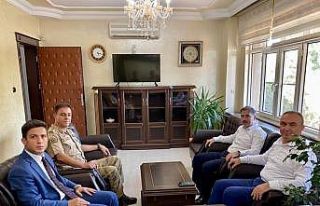 Kaymakam Bayraklı’ya hayırlı olsun ziyareti