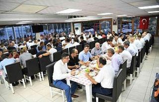 Kaymakam Çelikkaya’ya veda yemeği