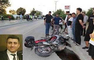 Kazada yaralanan motosiklet sürücüsü hastanede...