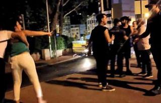 Kazaya karışan ehliyetsiz sürücü sinir krizi...