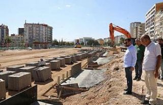 Kent Meydanı ve Yer Altı Otoparkı Projesinde sona...