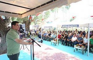 Kepez’den Varsak yaylasına sosyal donatı hizmeti