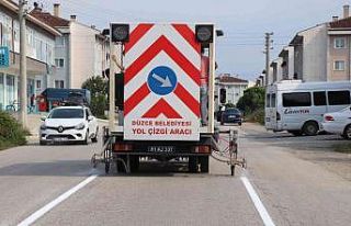 Kilometrelerce yol çizildi