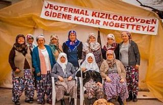 Kızılcaköylü kadınlar bu sefer nöbet için değil...